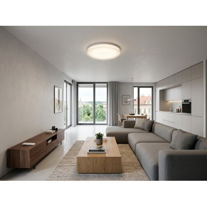 Top Light - Dæmpbar badeværelsesloftlampe NEXUS LED/45W/230V 3000-6500K IP44 Ø 38 cm hvid + fjernbetjening