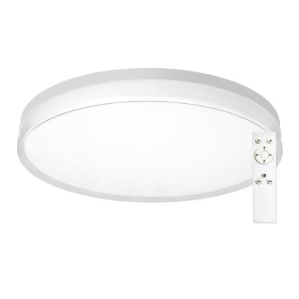 Top Light - Dæmpbar badeværelsesloftlampe NEXUS LED/45W/230V 3000-6500K IP44 Ø 38 cm hvid + fjernbetjening