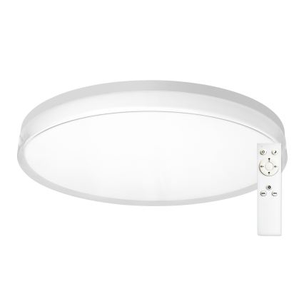 Top Light - LED dæmpbar loftlampe til badeværelse NEXUS LED/55W/230V 3000-6500K IP44 Ø 48 cm hvid + fjernbetjening