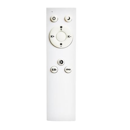 Top Light - LED dæmpbar loftlampe til badeværelse NEXUS LED/55W/230V 3000-6500K IP44 Ø 48 cm hvid + fjernbetjening
