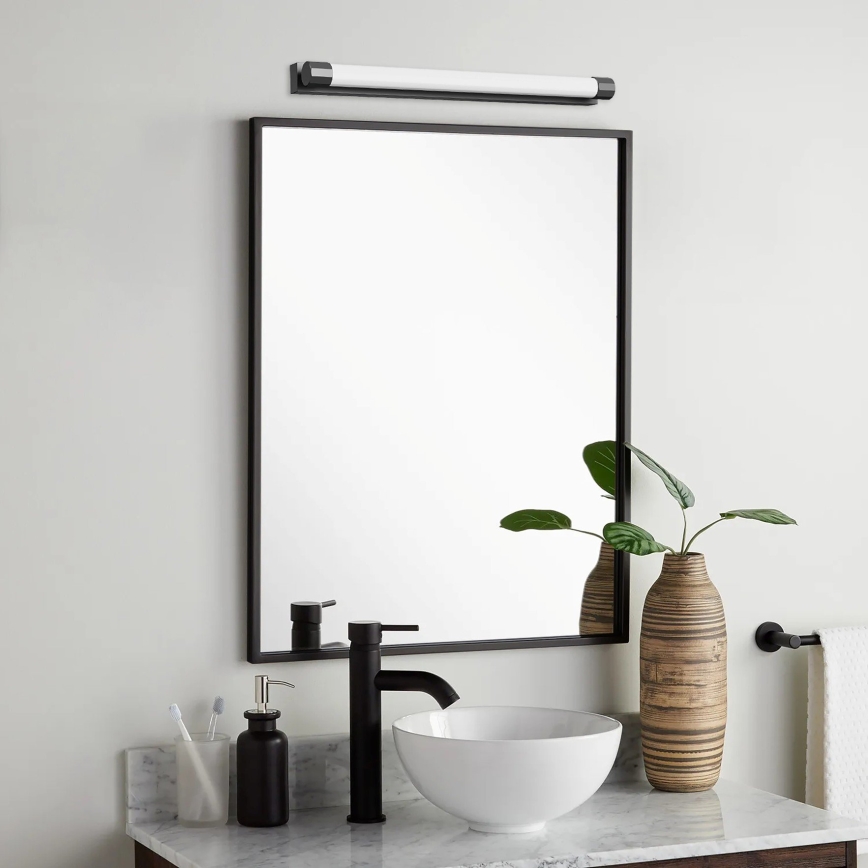 Top Light - LED belysning til badeværelsesspejl TURIA LED/12W/230V 3000/4000/6500K IP44 60 cm sort