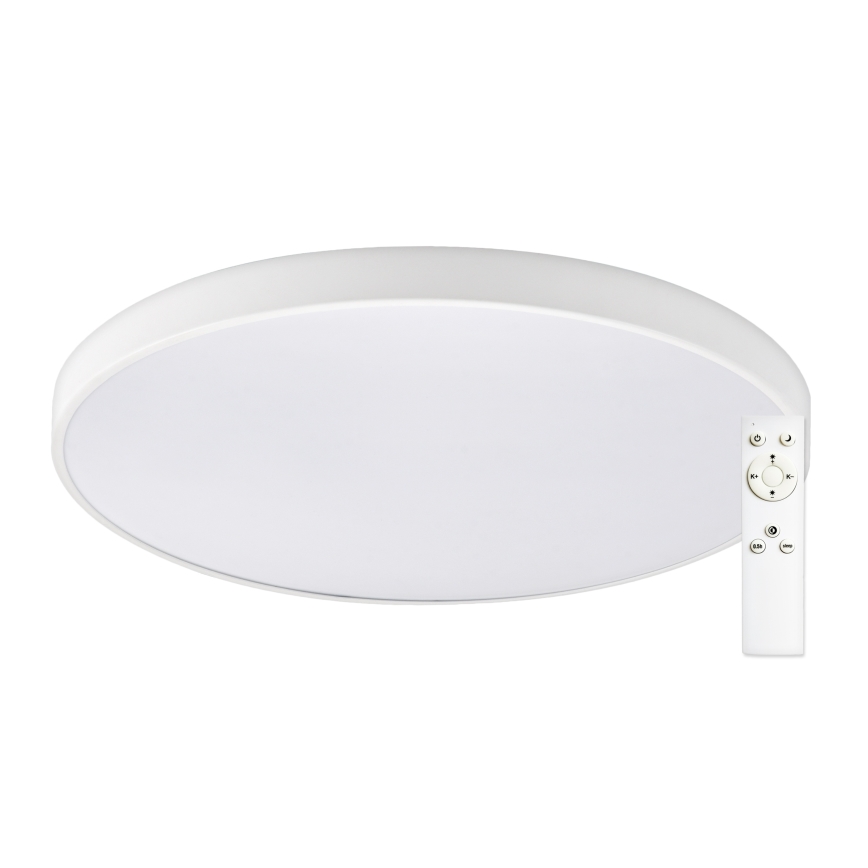 Top Light - LED-dæmpbar loftlampe til badeværelset PETAL LED/60W/230V 3000-6500K IP44 Ø 59 cm hvid + fjernbetjening
