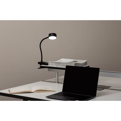 Top Light - LED Dæmpbar berøringsbordlampe med klemme BELLA LED/4,8W/5V 3000-6500K sort