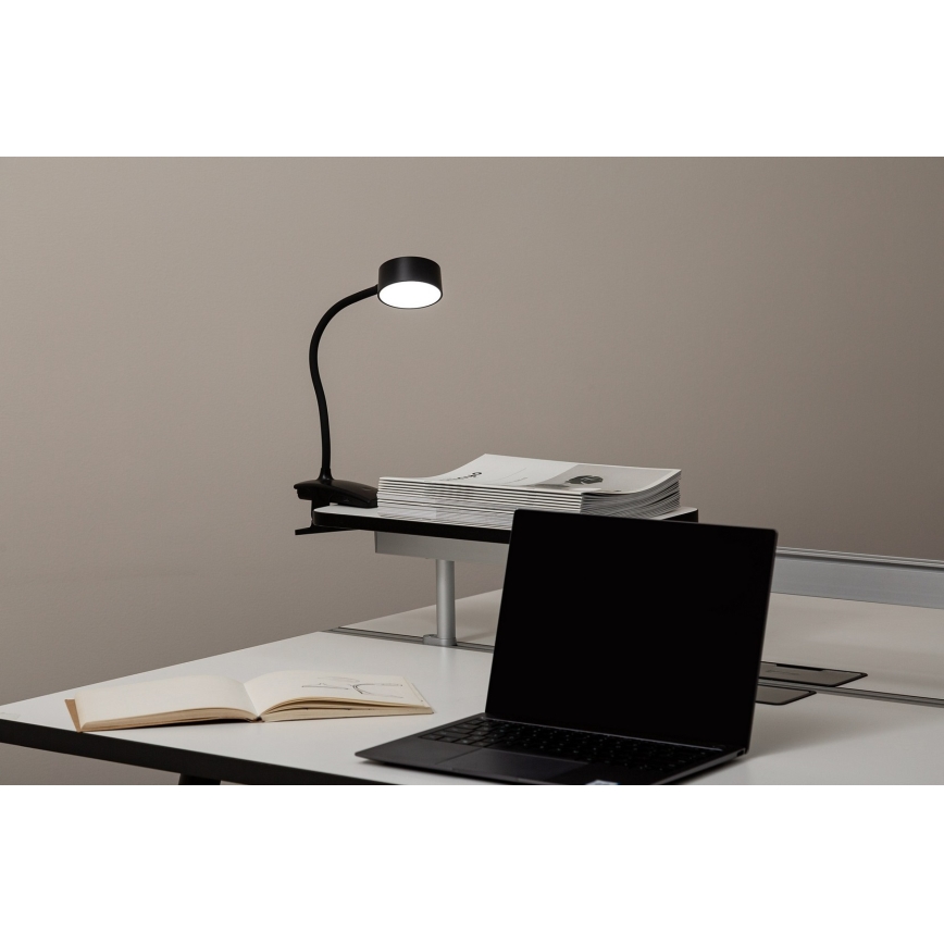 Top Light - LED Dæmpbar berøringsbordlampe med klemme BELLA LED/4,8W/5V 3000-6500K sort
