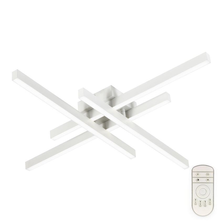 Top Light - LED dæmpbar loftlampe CROSS LED/50W/230V 3000-6500K + fjernbetjening