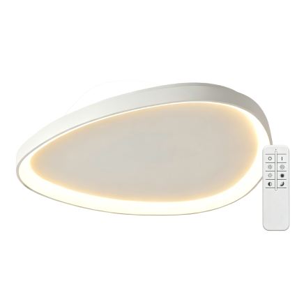 Top Light - dæmpbar LED-loftlampe ECLIPSE LED/55W/230V 3000-6500K Ø 60 cm hvid + fjernbetjening