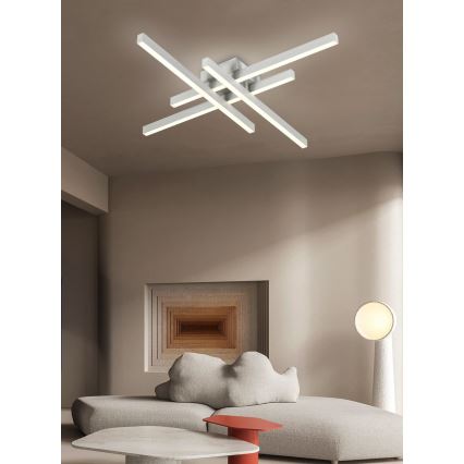 Top Light - LED dæmpbar loftlampe CROSS LED/50W/230V 3000-6500K + fjernbetjening