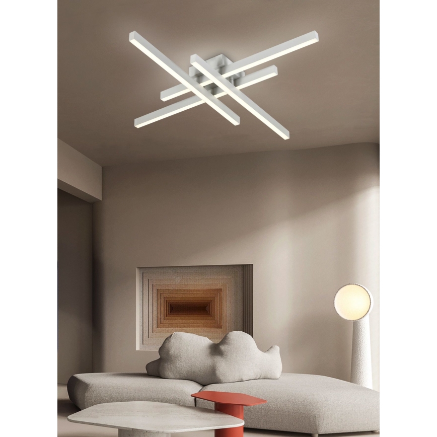 Top Light - LED dæmpbar loftlampe CROSS LED/50W/230V 3000-6500K + fjernbetjening
