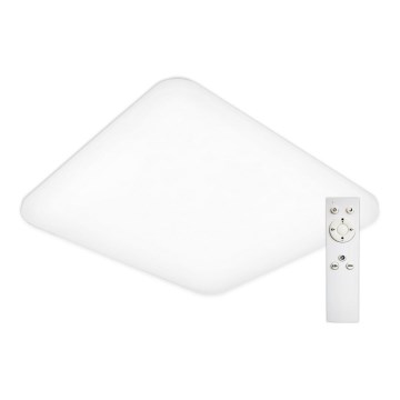 Top Light - LED Dæmpbar loftlampe OCEAN H80 RC LED/100W/230V kvadrat + fjernbetjening