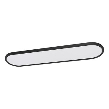 Top Light - LED dæmpbar loftlampe, overflademonteret/ophængt OVAL LED/36W/230V 3000-6500K sort + fjernbetjening