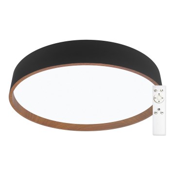 Top Light - LED loftlampe dæmpbar DEKOR LED/51W/230V diameter 50 cm 3000-6500K + fjernbetjening sort/brun
