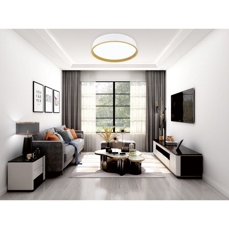Top Light - LED loftlampe dæmpbar DEKOR LED/51W/230V diameter 40 cm 3000-6500K+ fjernbetjening