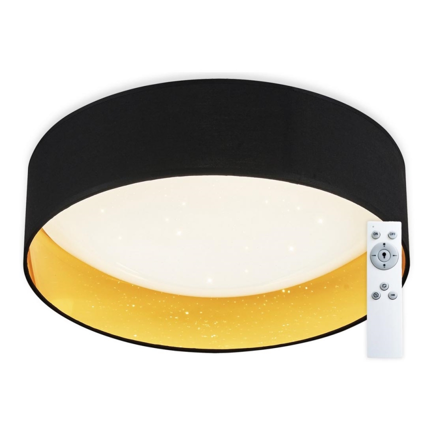 Top Light - LED loftlampe dæmpbar IVONA 40C + fjernbetjening LED/24W/230V + fjernbetjening sort