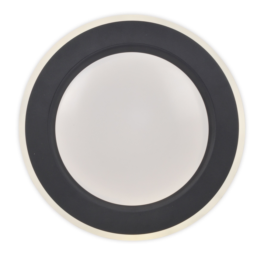Top Light - LED loftlampe dæmpbar NORMAN LED/51W/230V diameter 39 cm sort + fjernbetjening