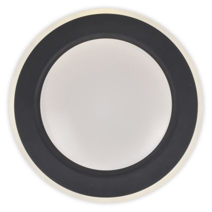 Top Light - LED loftlampe dæmpbar NORMAN LED/60W/230V diameter 49 cm sort + fjernbetjening