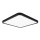 Top Light - LED loftlampe dæmpbar REVIT LED/36W/230V 3000-6500K 40x40 cm sort + fjernbetjening
