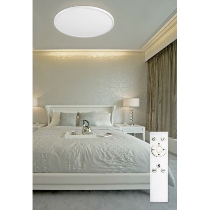 Top Light - LED loftlampe dæmpbar REVIT LED/70W/230V 3000-6500K diameter 75 cm hvid + fjernbetjening