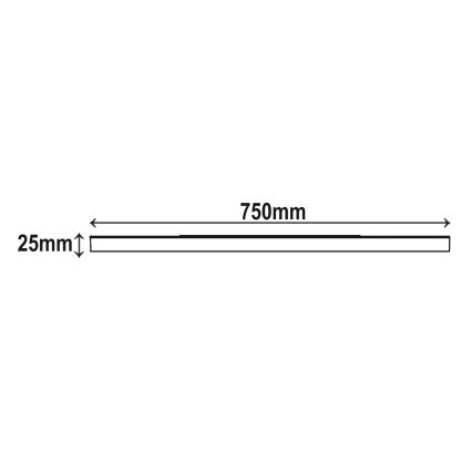 Top Light - LED loftlampe dæmpbar REVIT LED/70W/230V 3000-6500K diameter 75 cm hvid + fjernbetjening