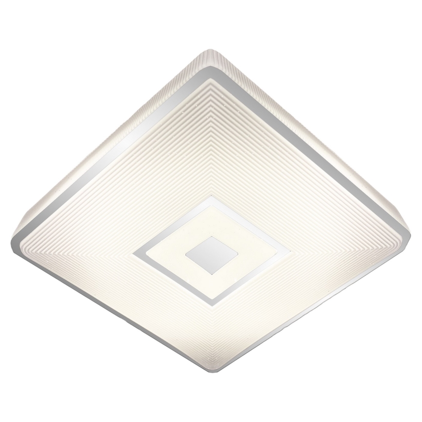 Top Light - LED loftlampe dæmpbar RGB-farver RAINBOW LED/24W/230V kantet + fjernbetjening