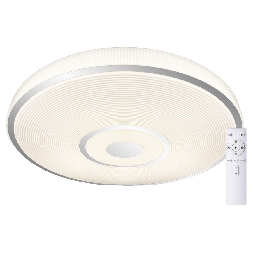 Top Light - LED loftlampe dæmpbar RGB-farver RAINBOW LED/24W/230V rund + fjernbetjening
