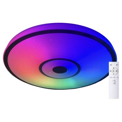 Top Light - LED loftlampe dæmpbar RGB-farver RAINBOW LED/24W/230V rund + fjernbetjening