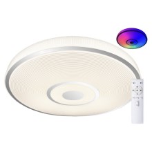 Top Light - LED loftlampe dæmpbar RGB-farver RAINBOW LED/24W/230V rund + fjernbetjening