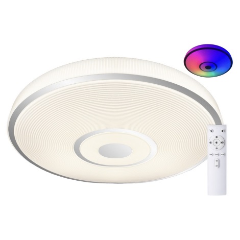 Top Light - LED loftlampe dæmpbar RGB-farver RAINBOW LED/24W/230V rund + fjernbetjening