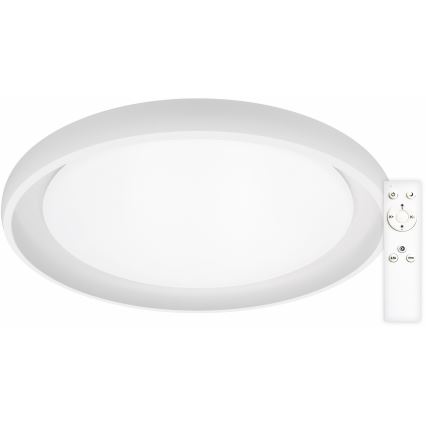 Top Light - LED loftlampe dæmpbar SALERNO LED/60W/230V 3000-6500K diameter 60 cm hvid + fjernbetjening