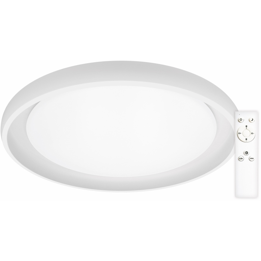 Top Light - LED loftlampe dæmpbar SALERNO LED/60W/230V 3000-6500K diameter 60 cm hvid + fjernbetjening