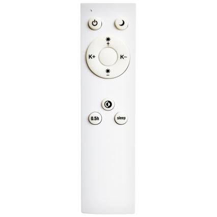 Top Light - LED loftlampe dæmpbar SALERNO LED/60W/230V 3000-6500K diameter 60 cm hvid + fjernbetjening