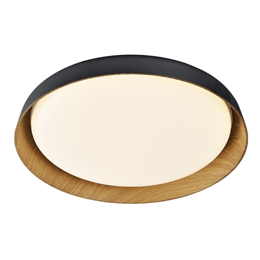 Top Light - LED loftlampe dæmpbar SATELLITE LED/36W/230V 3000-6500K diameter 43 cm sort/brun + fjernbetjening