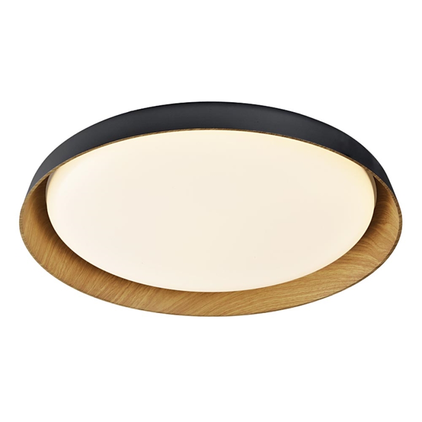 Top Light - LED loftlampe dæmpbar SATELLITE LED/48W/230V 3000-6500K diameter 53 cm sort/brun + fjernbetjening