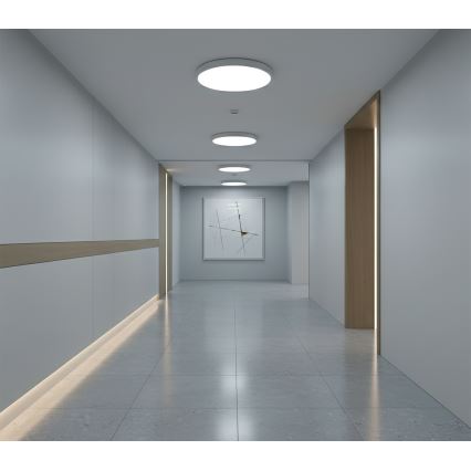 Top Light - LED-loftlampe med bevægelsessensor REVIT LED/9/12/18W/230V 3000/4000/6500K Ø 23 cm hvid