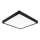 Top Light - LED loftlampe REVIT LED/24W/230V 3000/4000/6500K 30x30 cm sort