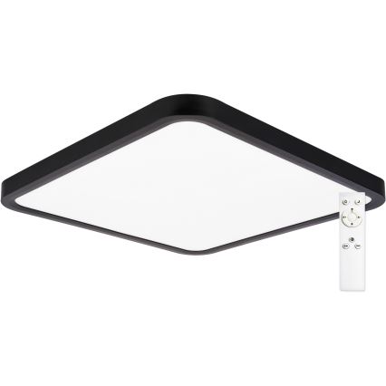 Top Light - LED loftlampe dæmpbar REVIT LED/36W/230V 3000-6500K 40x40 cm sort + fjernbetjening