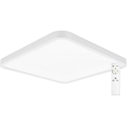 Top Light - LED loftlampe dæmpbar REVIT LED/36W/230V 3000-6500K 40x40 cm hvid + fjernbetjening
