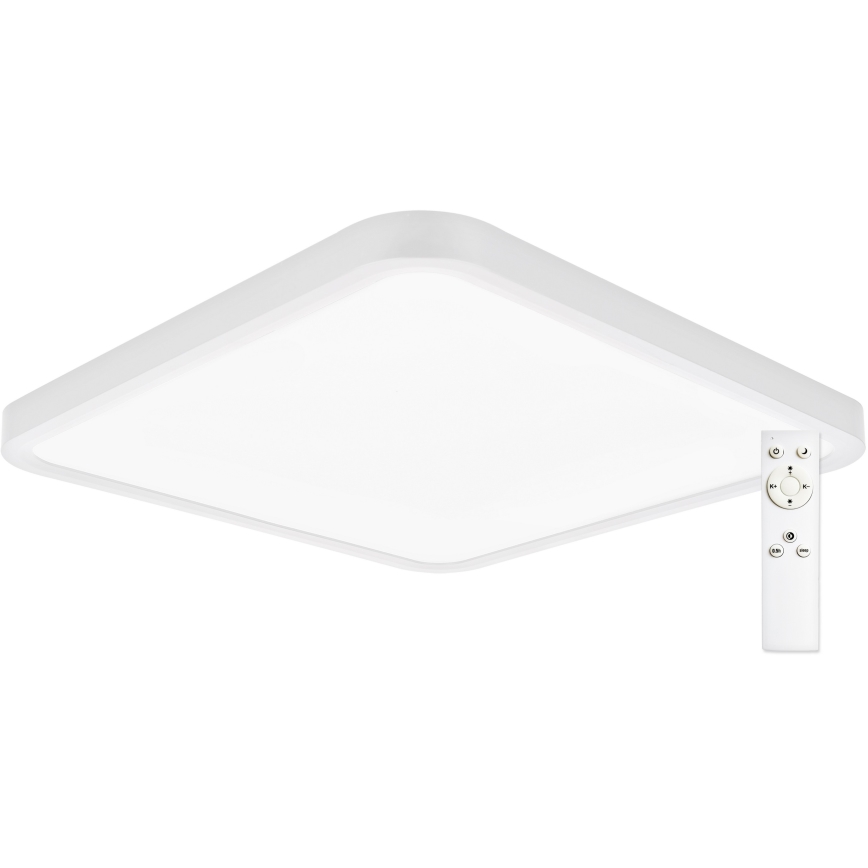 Top Light - LED loftlampe dæmpbar REVIT LED/36W/230V 3000-6500K 40x40 cm hvid + fjernbetjening