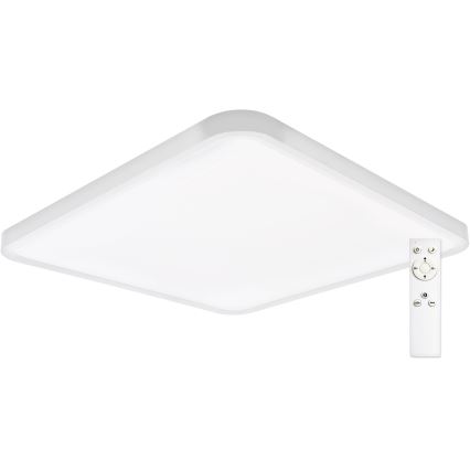 Top Light - LED loftlampe dæmpbar REVIT LED/50W/230V 3000-6500K 50x50 cm hvid + fjernbetjening