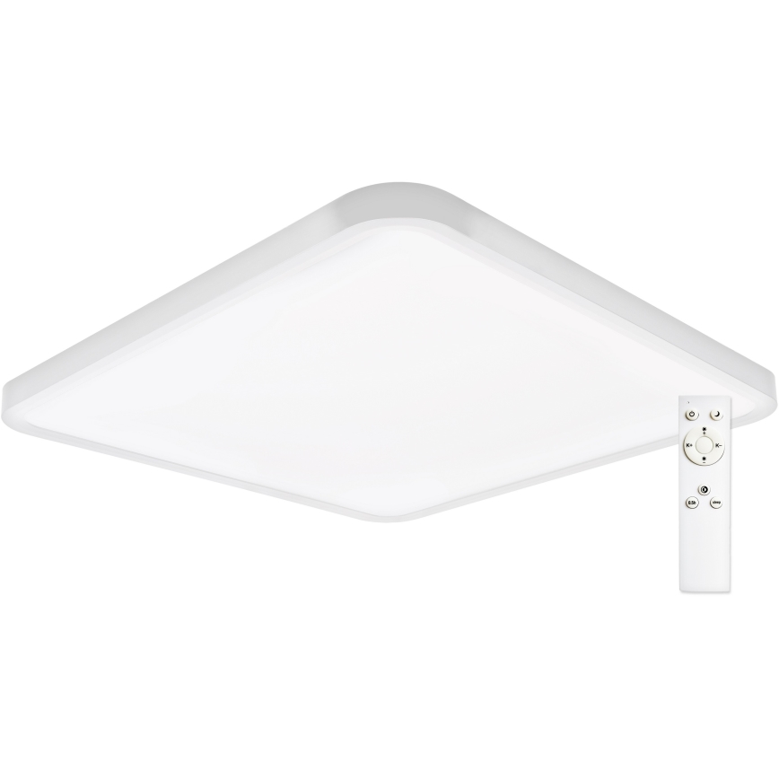 Top Light - LED loftlampe dæmpbar REVIT LED/50W/230V 3000-6500K 50x50 cm hvid + fjernbetjening
