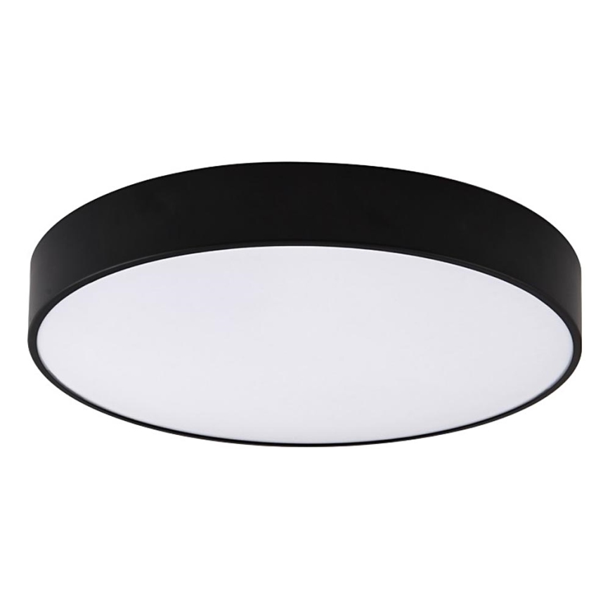 Top Light - LED loftlampe til badeværelse dæmpbar PETAL LED/48W/230V IP44 3000-6500K diameter 48 cm sort + fjernbetjening