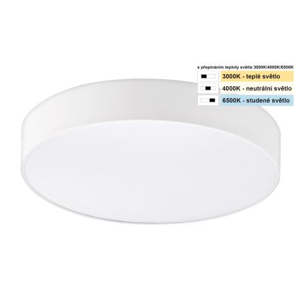 Top Light - LED loftlampe til badeværelse PETAL LED/24W/230V IP44 3000/4000/6500K diameter 35 cm hvid