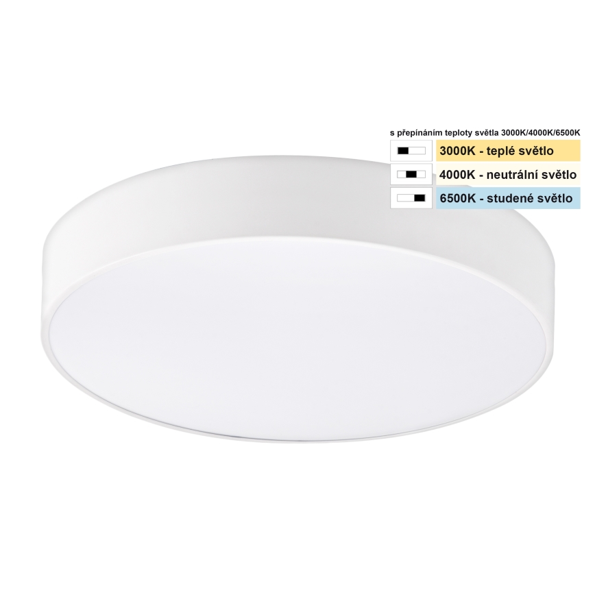 Top Light - LED loftlampe til badeværelse PETAL LED/24W/230V IP44 3000/4000/6500K diameter 35 cm hvid