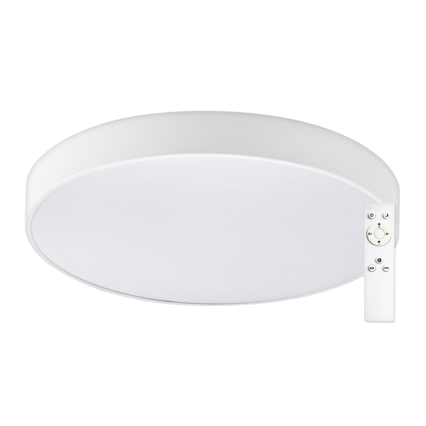 Top Light - LED loftlampe til badeværelse dæmpbar PETAL LED/48W/230V IP44 3000-6500K diameter 48 cm hvid + fjernbetjening