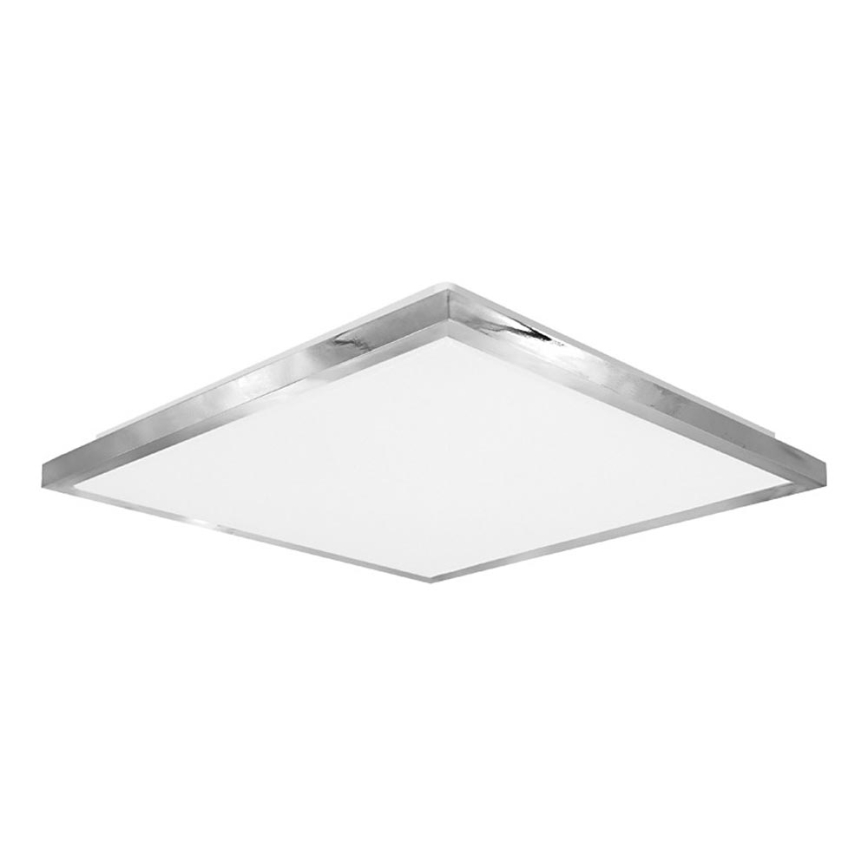 Top Light - LED loftlampe til badeværelse SILVER LED/24W/230V IP44 3000/4000/6500K 38x38 cm mat krom