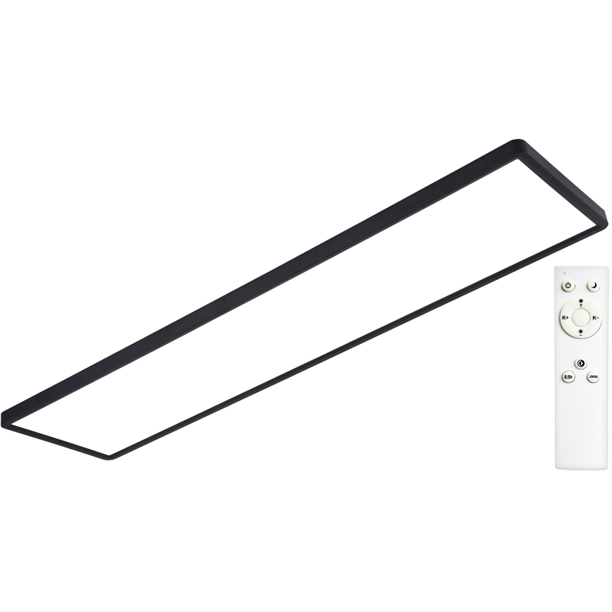 Top Light - LED Panel dæmpbart REVIT LED/70W/230V 3000-6500K 120x30 cm sort + fjernbetjening