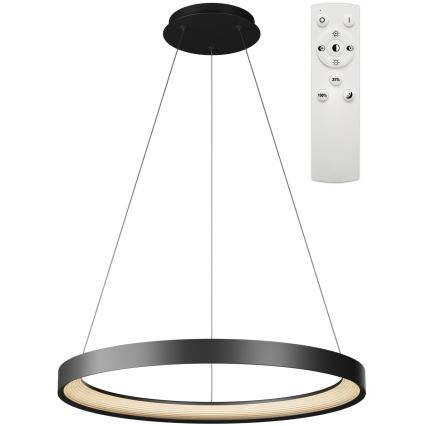 Top Light - LED pendel dæmpbar ORBIT LED/40W/230V 3000-6500K diameter 50 cm sort + fjernbetjening
