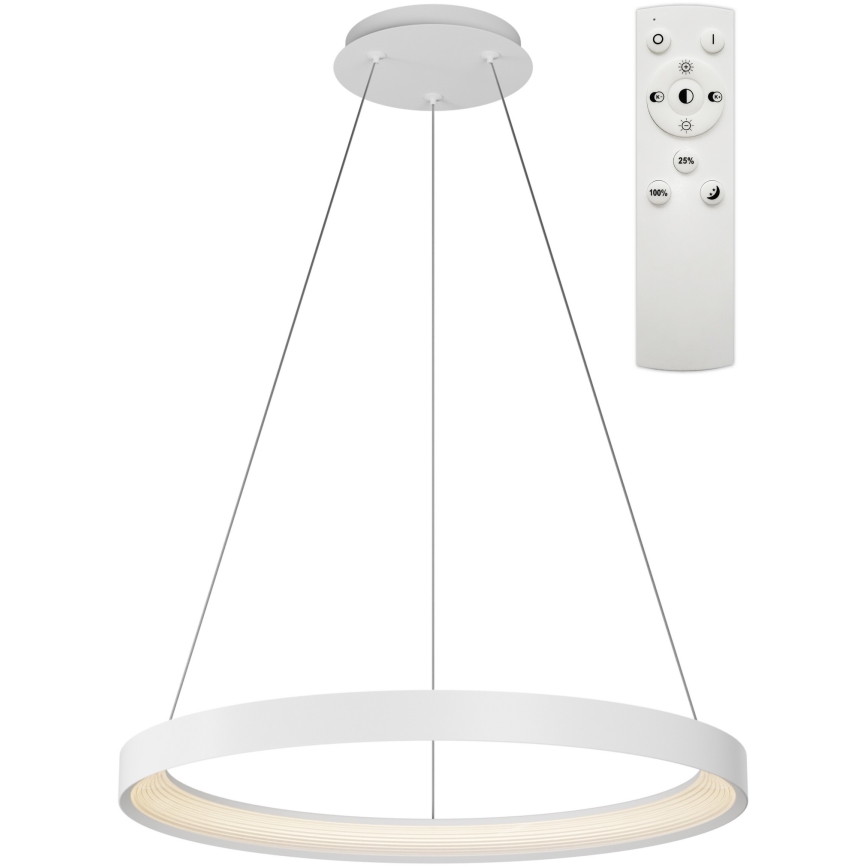 Top Light - LED pendel dæmpbar ORBIT LED/40W/230V 3000-6500K diameter 50 cm hvid + fjernbetjening