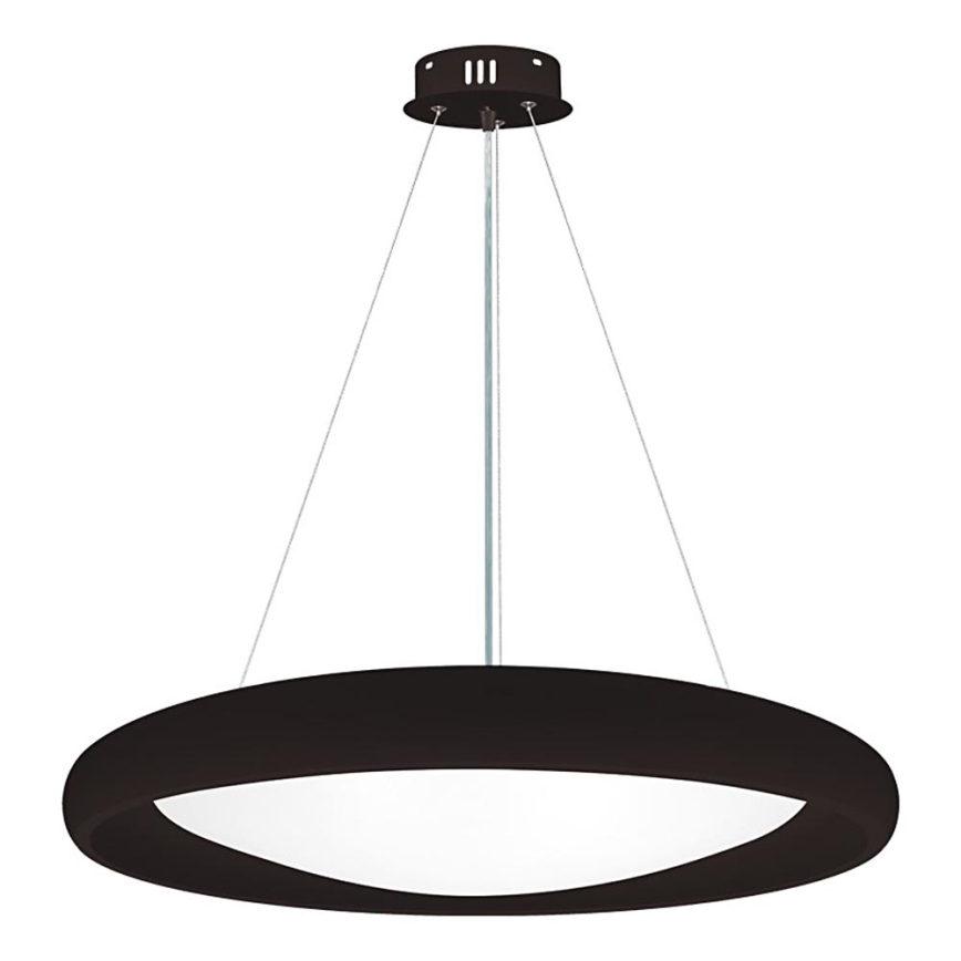 Top Light - LED pendel dæmpbar SALERNO LED/60W/230V 3000-6500K diameter 60 cm sort + fjernbetjening