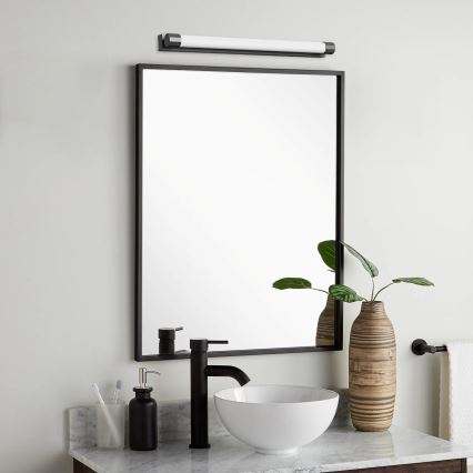Top Light - LED-spejlbelysning til badeværelset TURIA LED/8W/230V 3000/4000/6500K IP44 40 cm sort