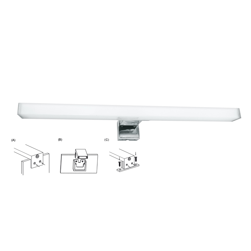 Top Light - LED spejllampe til badeværelse OREGON LED/7W/230V 40 cm IP44